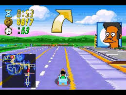 Simpsons road rage gba online game